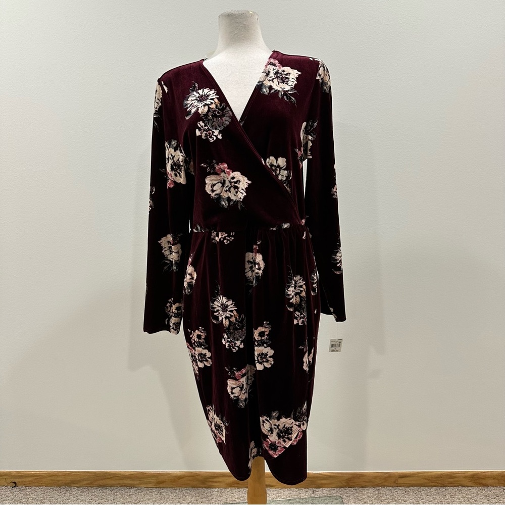 Velvet Floral Dress